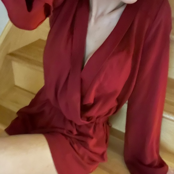 Burgundy Guess romper - Picture 7 of 10